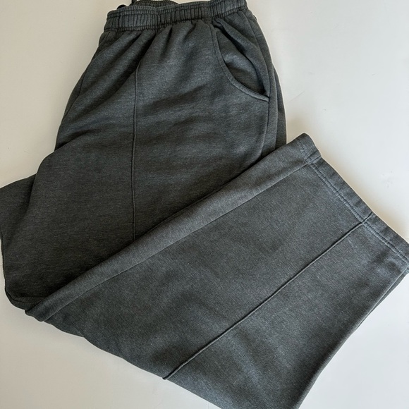 John Blair Men’s Supreme Fleece Stitched-Crease Charcoal GraySweatpants, SizeXXL - Picture 3 of 11